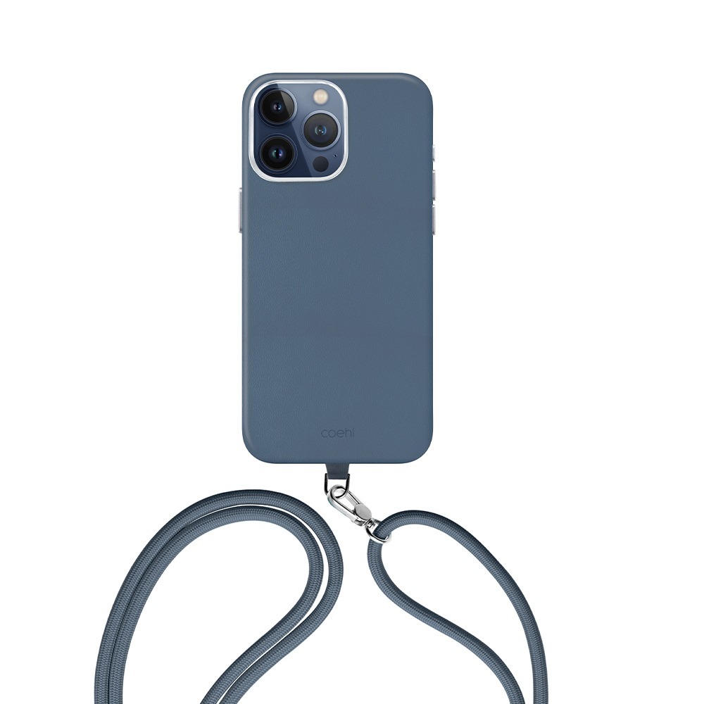 UNIQ iPhone 15 Pro / Pro Max Creme 質感可磁吸棉繩掛繩兩用手機殼/多色-規格圖11