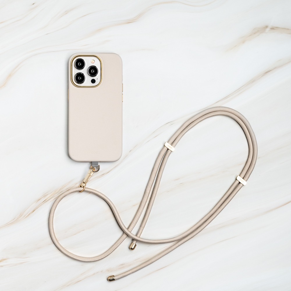 UNIQ iPhone 15 Pro / Pro Max Creme 質感可磁吸棉繩掛繩兩用手機殼/多色-規格圖11