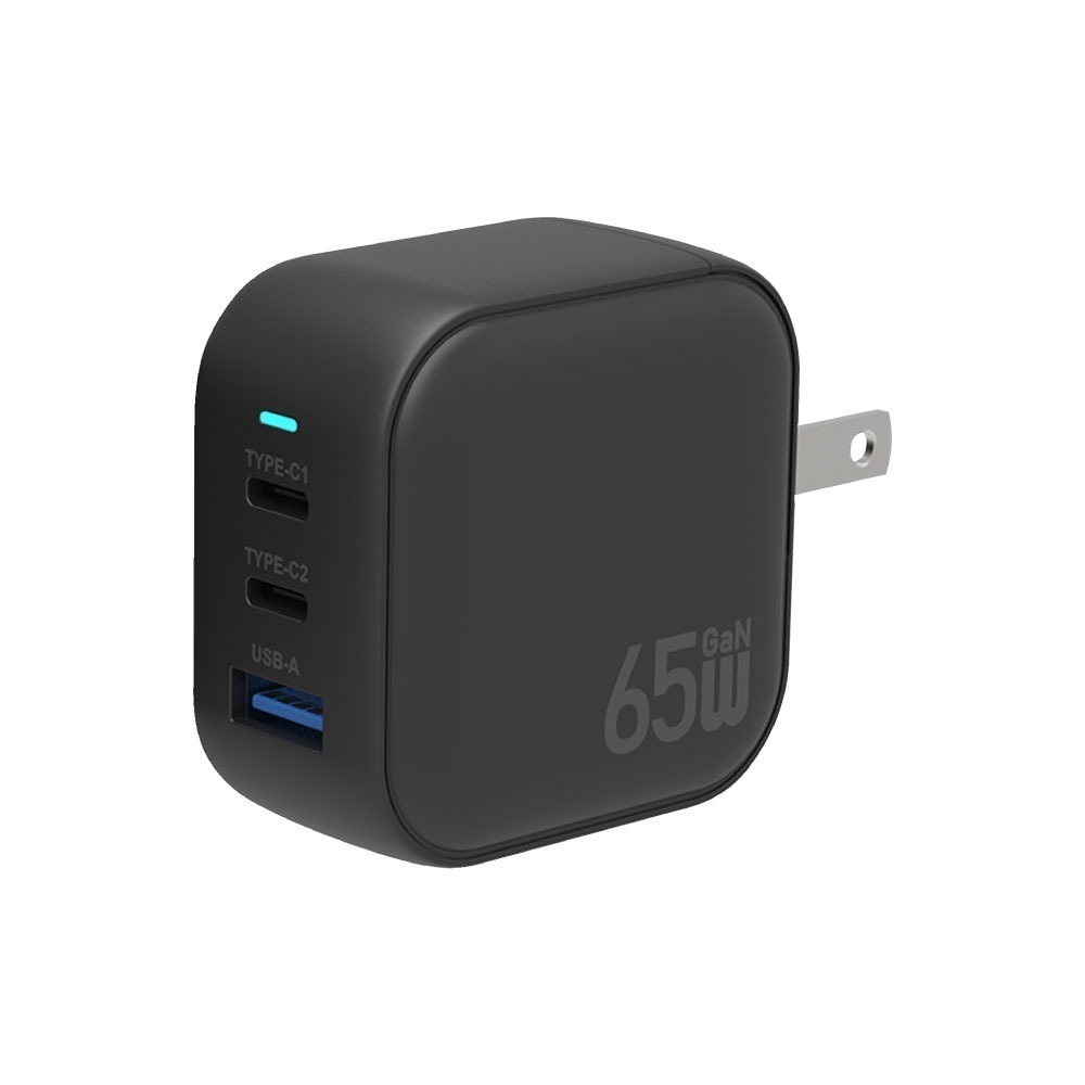 solide 65W 三孔快充頭+C to C充電線/ 贈L to C 快充線(隨機) 充電組-細節圖5