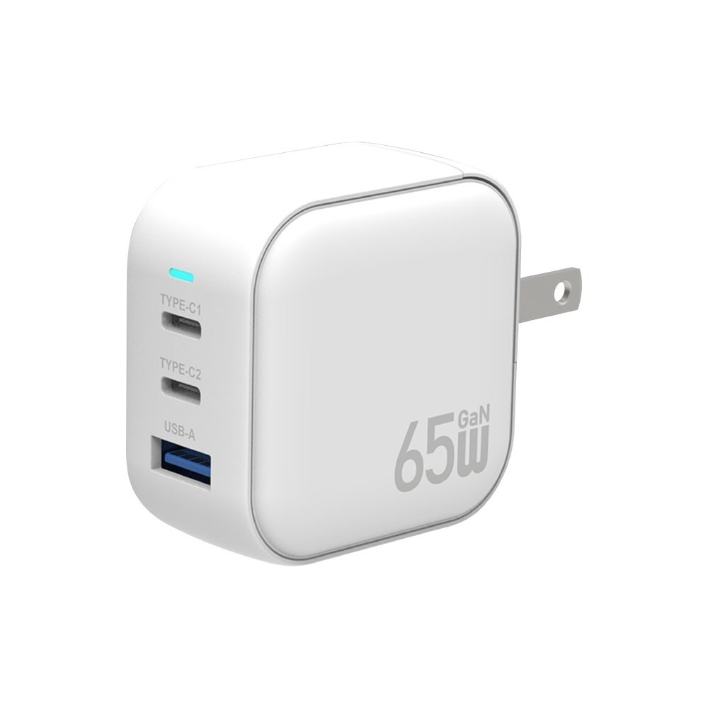 solide 65W 三孔快充頭+C to C充電線/ 贈L to C 快充線(隨機) 充電組-細節圖6