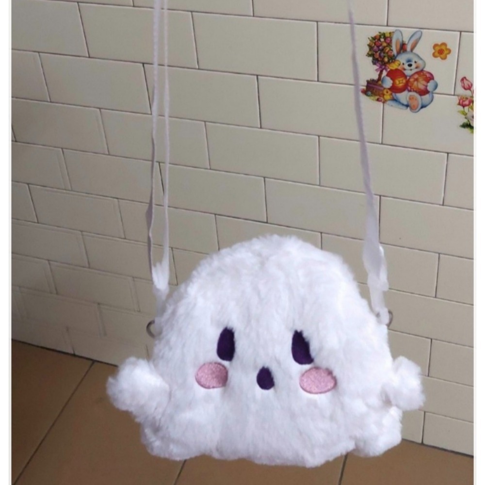 全新 萬聖節可愛幽靈寶寶斜背包-細節圖3