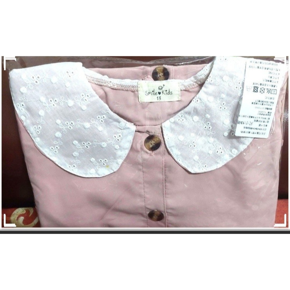 全新 兒童休閒風衣外套（附腰帶）-細節圖2