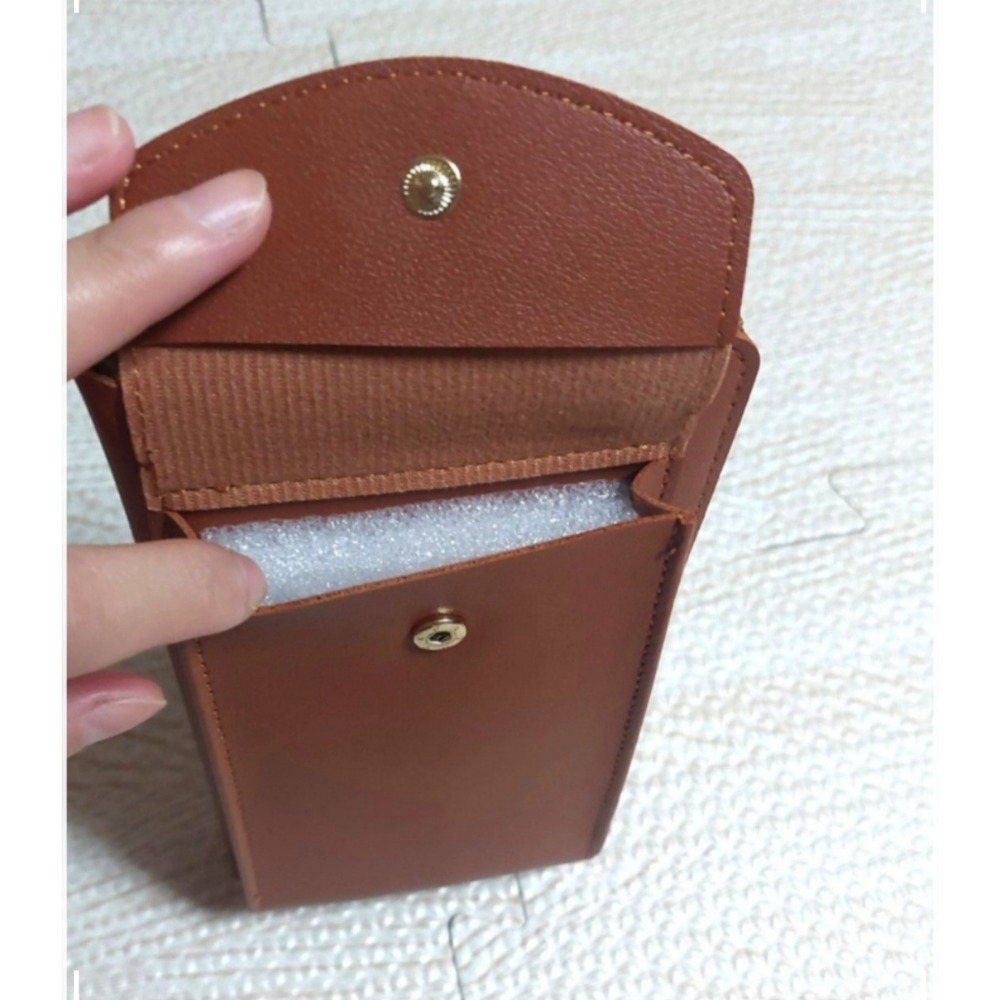 全新 韓版手機.皮夾.零錢包.鈔票夾（附背繩）（棕色.粉色）-細節圖4