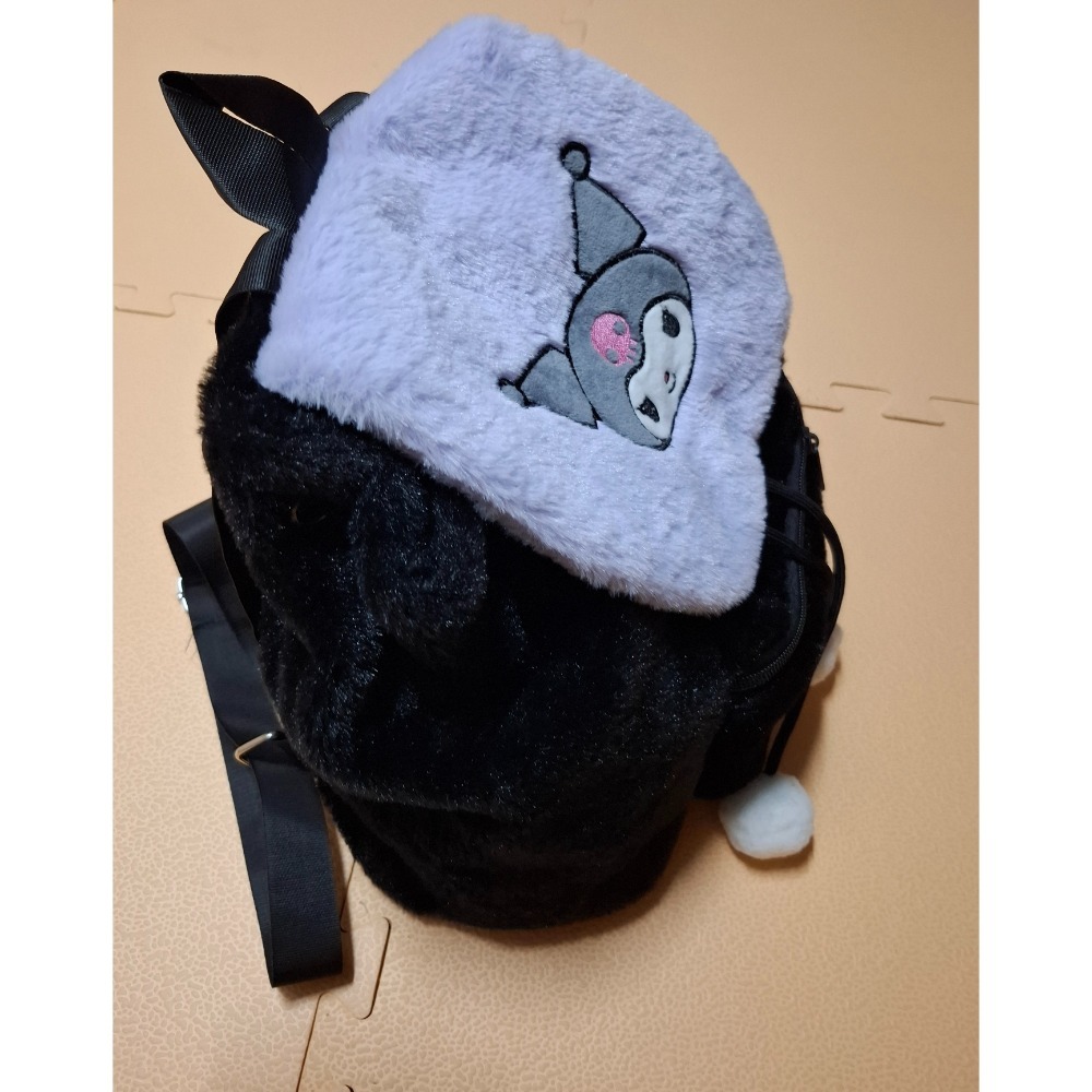 全新 kitty&酷洛米卡通絨毛後背包.雙肩包.書包-細節圖3