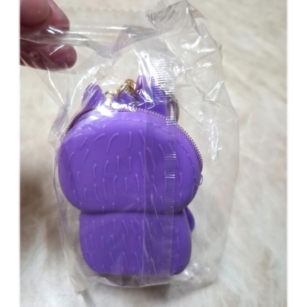 全新 LABUBU拉布布矽膠零錢包鑰匙圈-細節圖4