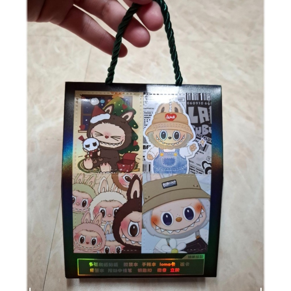 全新 LABUBU 拉布布文創素材袋-細節圖2