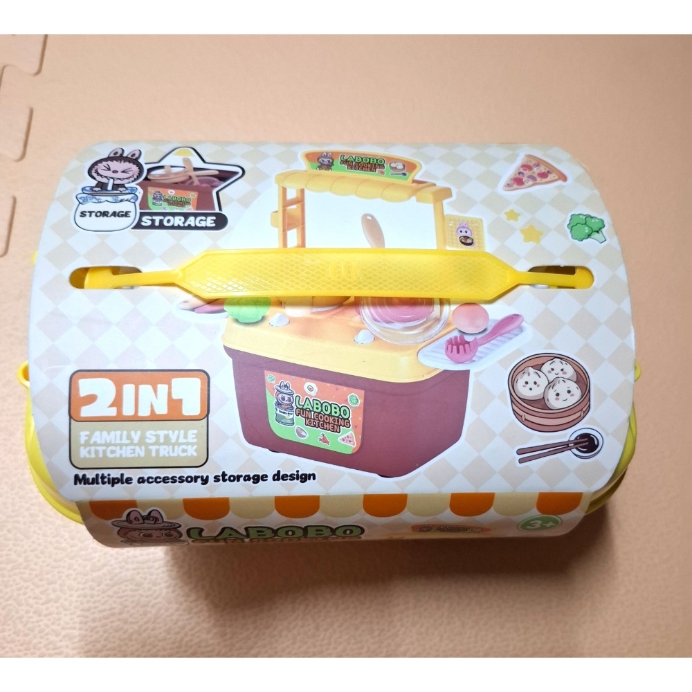 全新  LABUBU 拉布布廚房辦家家酒-細節圖2
