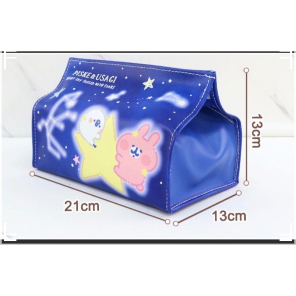 全新 卡娜赫拉PU三角面紙盒套-細節圖4