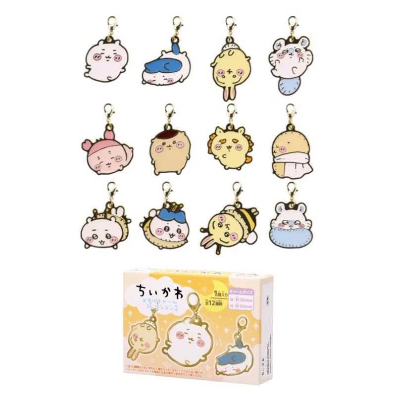 ［綁物賣場］吉伊卡哇 chiikawa 日本帶回 盲抽 金屬吊飾 造型吊飾 掛飾 裝飾-細節圖4