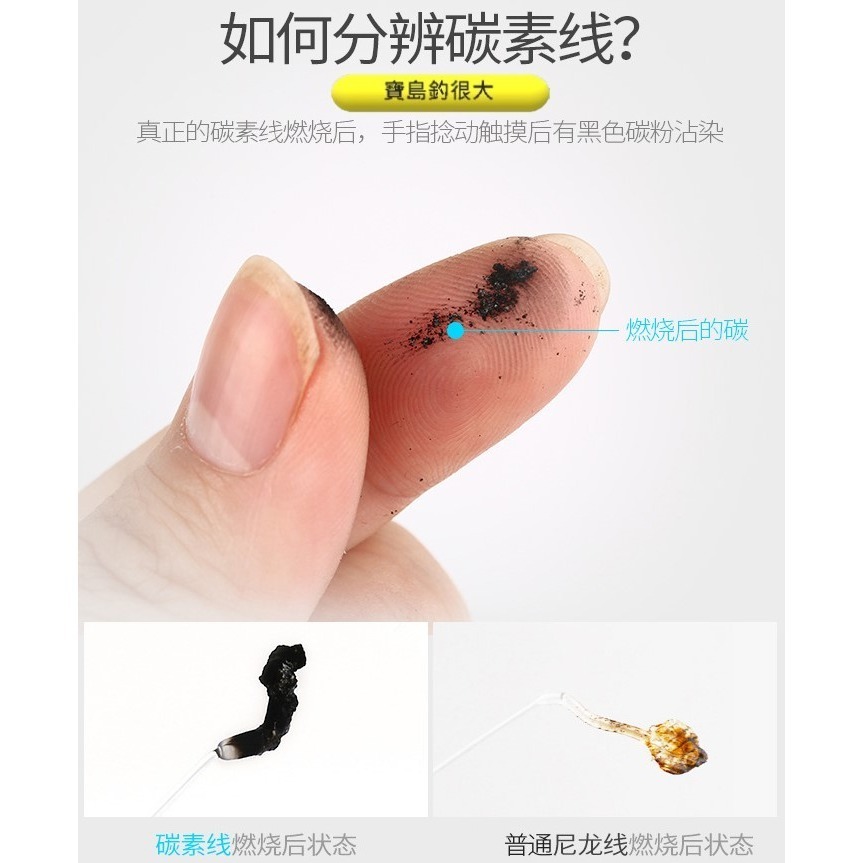 【寶島玩很大】前導線 子線 碳(卡夢) 大物線-細節圖4