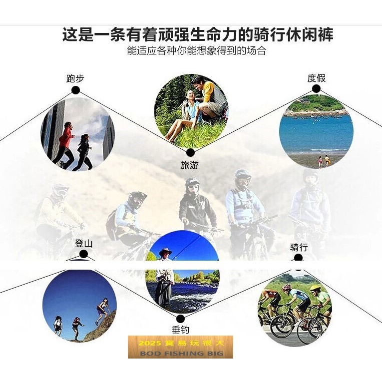 【寶島玩很大】BOD 紡紗款 長褲 耐磨 防曬服 釣魚 登山 露營 自行車-細節圖4