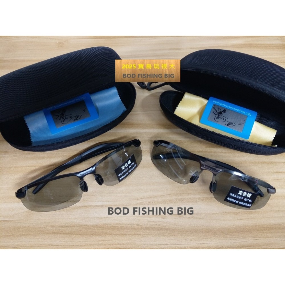 【寶島玩很大】變色 偏光眼鏡 眼鏡款 夾片翻蓋款 （附運動眼鏡盒）-細節圖3