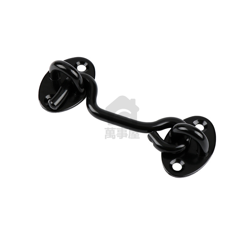 穀倉門鉤 窗勾 風勾 穀倉門門扣  掛扣 門扣 簡易門閂鎖 門鎖 門勾 門扣 勾鎖 拉門 簡易鎖 掛扣 鎖器 A0190-規格圖9