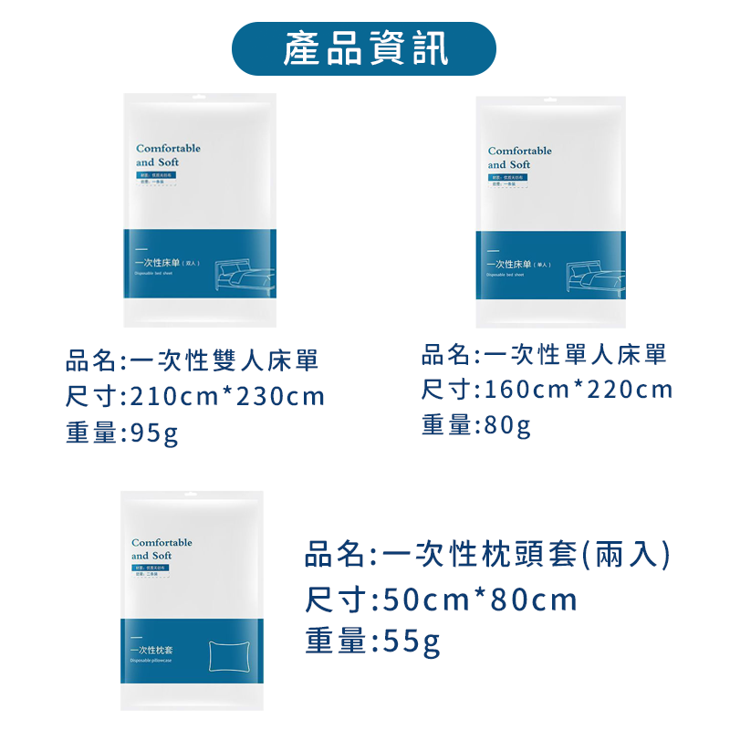 一次性床單 免洗床單  飯店一次性床單 旅館床單 床單 民宿床單 免洗床包 拋棄式床單 旅行床單 拋棄枕頭套 A0473-細節圖2