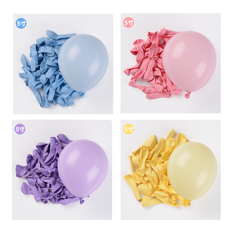 5吋馬卡龍色乳膠氣球 氣球派對 派對佈置 生日氣球 生日派對 氣球 生日佈置 求婚 告白 慶生 求婚 生日A0477-細節圖9