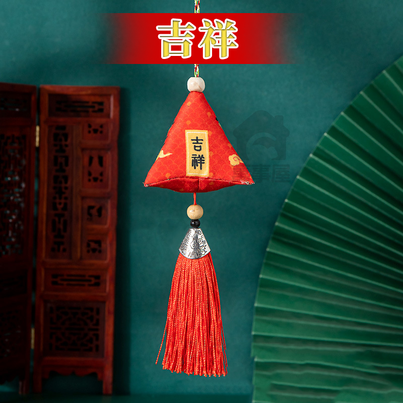 香包端午 端午節粽子香包 鑰匙圈 香囊 粽子 吊飾 鑰匙圈配件 香包吊飾 吊飾配件 DIY吊飾 祈福 平安 A0494-規格圖8