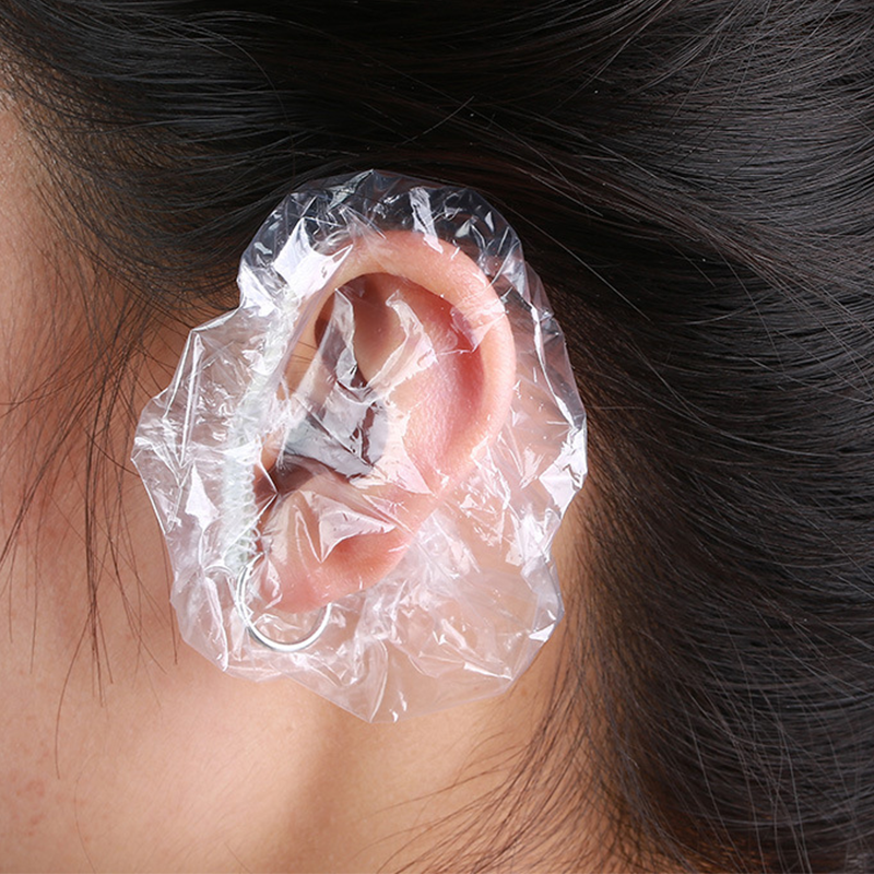 拋棄式耳罩 一次性耳罩 耳罩 防水耳罩 耳套 染髮耳罩 美髮耳罩 防護耳罩 美容美髮 保護耳朵 防水 耳朵 A0483-規格圖7