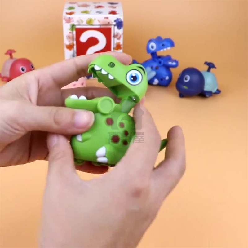 慣性壓力恐龍車 壓力車 壓力玩具 可愛造型 兒童玩具車 可愛逗趣 低速滑行 慣性玩具車 跑車  多種顏色A0545-細節圖7