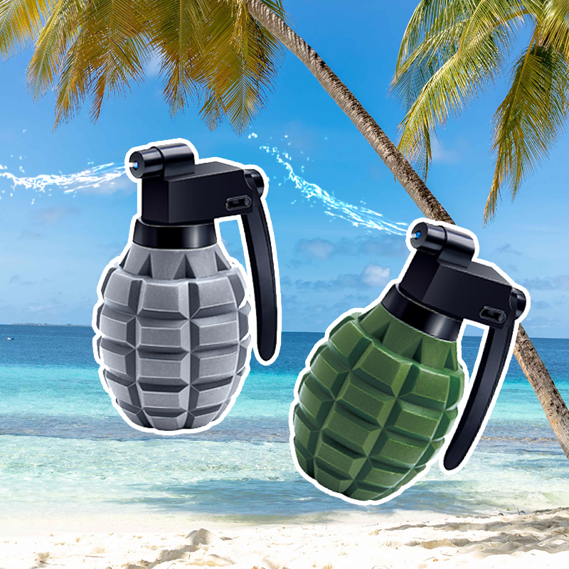 手榴彈造型水槍 水槍 手榴彈水槍 小水槍 玩水玩具 噴水玩具 兒童玩具 玩水 造型水槍 泳池玩具A0553-細節圖7