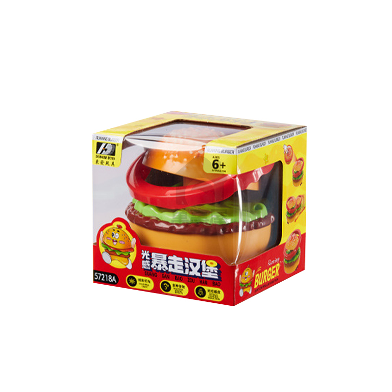 爆走漢堡猜拳雞腿 漢堡玩具 爆走漢堡 感應漢堡 遙控雞腿漢堡套裝 猜拳遊戲 紅外線感應 家家酒玩具 仿真雞腿 A0579-規格圖9