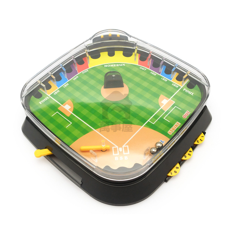 桌上棒球台 桌上遊戲台 迷你棒球組 桌上棒球遊戲台 3D運動桌遊 多人遊戲 兒童玩具 益智對戰 親子互動打擊 A0585-規格圖8