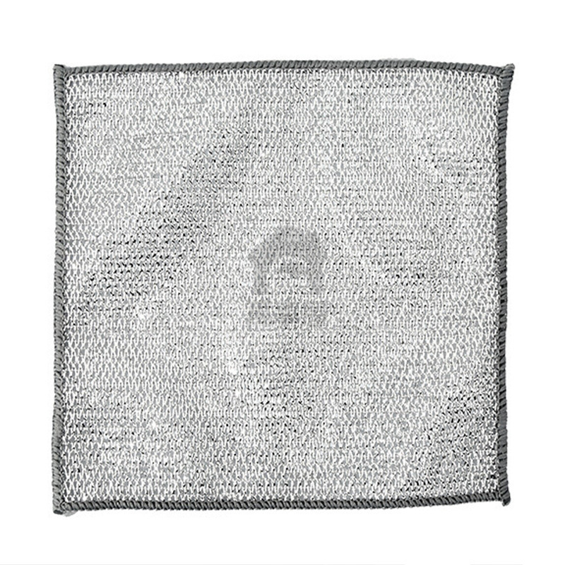 銀絲抹布 鋼絲洗碗布 不沾油洗碗布雙面銀絲抹布 銀絲抹布 鋼絲抹布 鋼絲球抹布 乾溼兩用抹布 清潔抹布 A0608-規格圖9