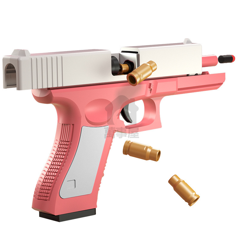 沙漠之鷹拋彈軟殼 拋殼軟彈手槍 兒童玩具軟彈 EVA發射軟彈 拋殼 空掛 沙漠之鷹 反吹軟彈搶 兒童玩具 A0610-規格圖8