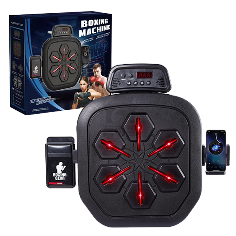 智能拳擊機 英文版 硬碟款 音樂拳擊機 拳擊機 拳擊牆靶 拳擊核心鍛鍊 拳擊 健身拳擊 音樂拳擊A0619-規格圖9