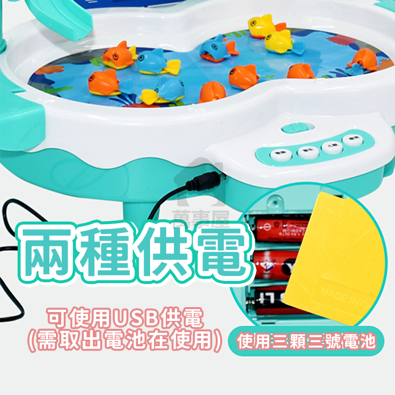 電動升級釣魚台 釣魚玩具 磁力設計 電動軌道釣魚臺 二合一釣魚台 USB供電 聲光磁浮 兒童互動玩具 A0688-細節圖8