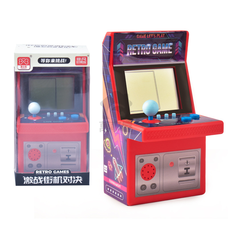 桌上迷你街機 俄羅斯方塊遊戲機 迷你機台 復古遊戲機 掌上遊戲機 俄羅斯方塊機 兒童遊戲機 迷你遊戲機 A0696-規格圖9