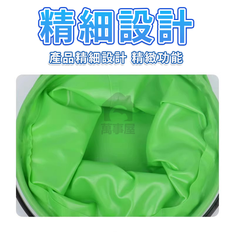 洗筆筒 畫筆清洗 摺疊小水桶 便攜釣魚桶 洗車水桶 洗筆袋 水彩桶 洗筆桶 置物籃 收納籃 美術用品 A0705-細節圖8