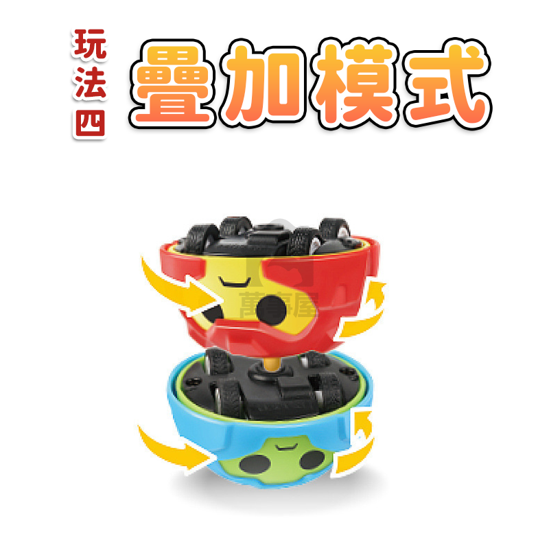 精靈對戰陀螺 陀螺玩具 兒童指尖陀螺 DIY慣性車 戰鬥陀螺 炫斗疊疊車 耐摔車 滑行車 迴力車 特技車 A0727-細節圖7