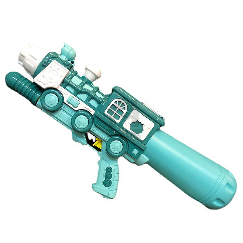 大容量加壓水槍 加壓水槍 小火車水槍 大水槍 大容量水槍 噴水槍 水槍玩具 吸水槍 兒童水槍 玩水玩具 A0747-規格圖9