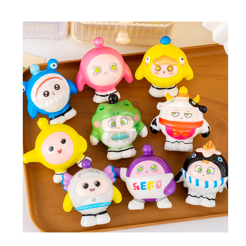 蛋仔派對捏捏樂 娃娃公仔 慢回彈捏捏樂 發泄解壓神器 軟膠減壓玩具 蛋仔 解壓玩具 舒壓玩具 紓壓解悶 A0753-規格圖9