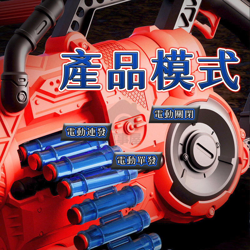 加特林軟彈槍 電動連發軟彈槍 電動連發 超大彈夾 軟彈射擊 軟彈槍玩具 生日禮物 軟彈槍 男孩玩具 玩具槍 A0720-細節圖5
