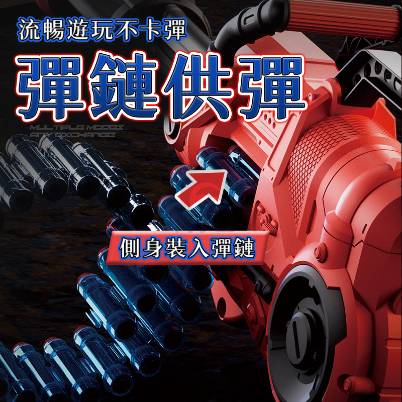 加特林軟彈槍 電動連發軟彈槍 電動連發 超大彈夾 軟彈射擊 軟彈槍玩具 生日禮物 軟彈槍 男孩玩具 玩具槍 A0720-細節圖7
