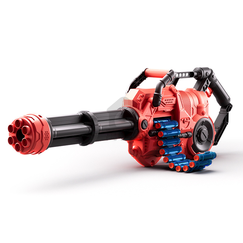 加特林軟彈槍 電動連發軟彈槍 電動連發 超大彈夾 軟彈射擊 軟彈槍玩具 生日禮物 軟彈槍 男孩玩具 玩具槍 A0720-規格圖9