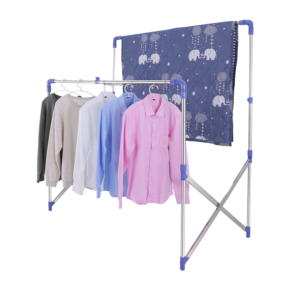 【百鈴】衣立不倒第三代多用途曬衣架(曬衣架/掛衣架/室內衣架/移動架/棉被架/毛巾架)-規格圖11