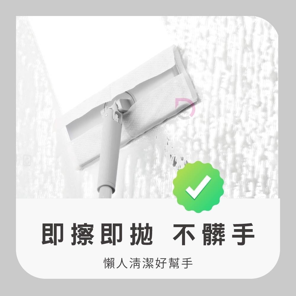 【馬上淨】懶人自動夾布拖把(平拖/免沾手/大板/吸水/乾濕兩用/除塵/地板清潔)-細節圖3