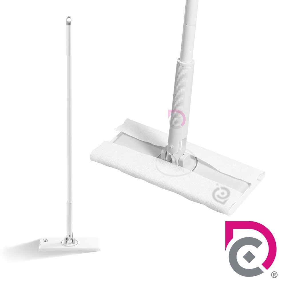 【馬上淨】懶人自動夾布拖把(平拖/免沾手/大板/吸水/乾濕兩用/除塵/地板清潔)-規格圖9