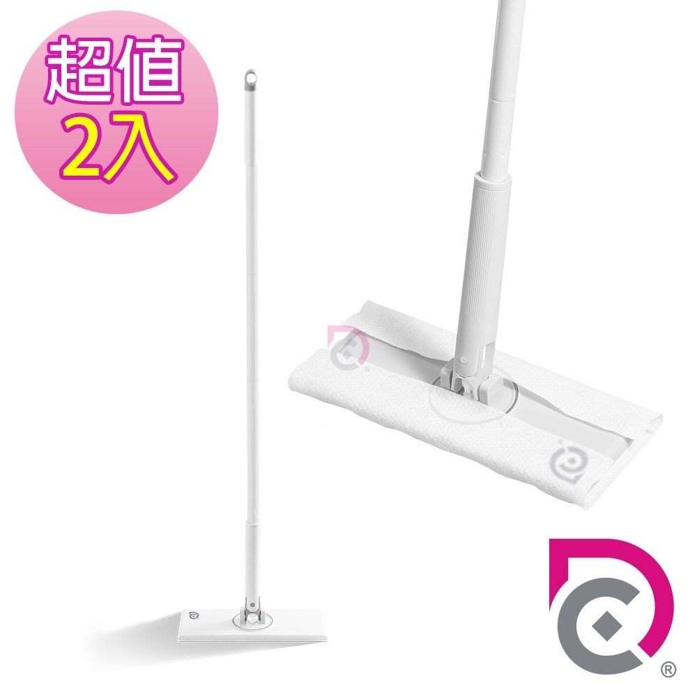 【馬上淨】懶人自動夾布拖把(平拖/免沾手/大板/吸水/乾濕兩用/除塵/地板清潔)-規格圖9