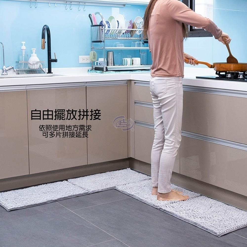 【百鈴】Aqua波波超吸水地墊-40x60公分(地墊/地毯/吸水墊/防滑地墊/室內地墊/雪尼爾)-細節圖8