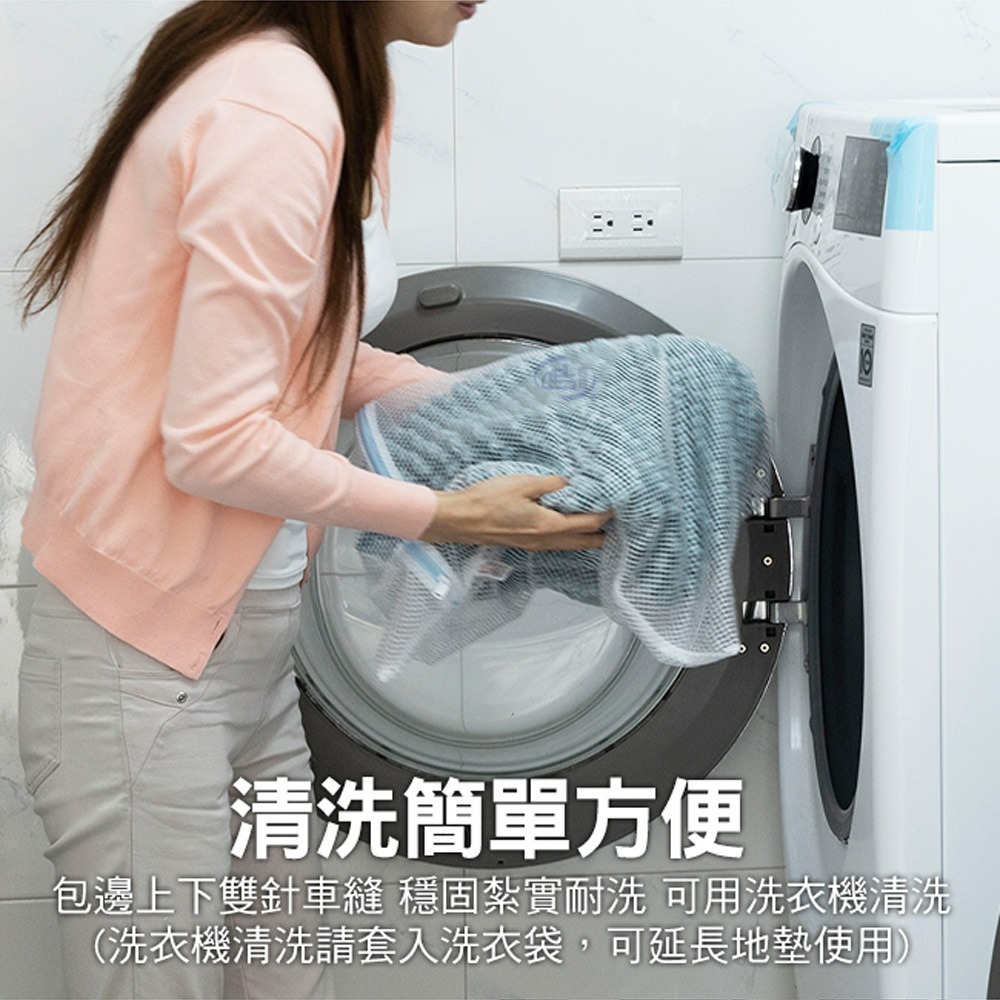 【百鈴】Aqua波波超吸水地墊-50x80公分(地墊/地毯/吸水墊/防滑地墊/室內地墊/雪尼爾)-細節圖10