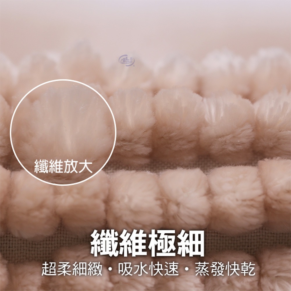 【百鈴】 Aqua亮麗柔軟超吸水防滑地墊(地墊/地毯/吸水墊/防滑地墊/室內地墊/雪尼爾)-細節圖5