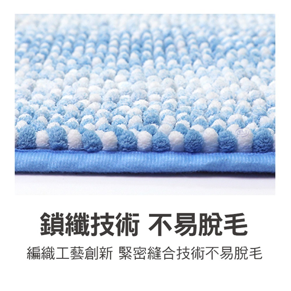 【百鈴】Aqua柔軟QQ超吸水地墊(地墊/地毯/吸水墊/防滑地墊/室內地墊/雪尼爾)-細節圖8