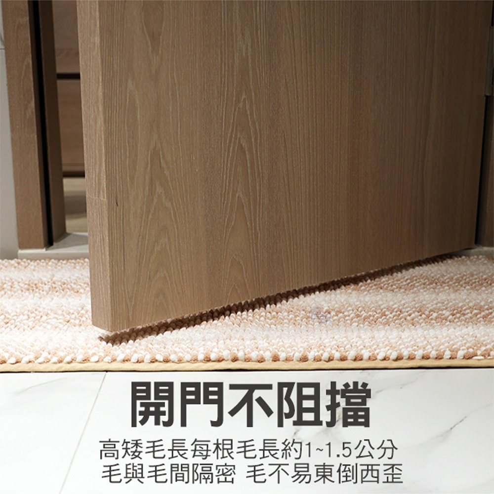 【百鈴】Aqua柔軟QQ超吸水地墊(地墊/地毯/吸水墊/防滑地墊/室內地墊/雪尼爾)-細節圖9