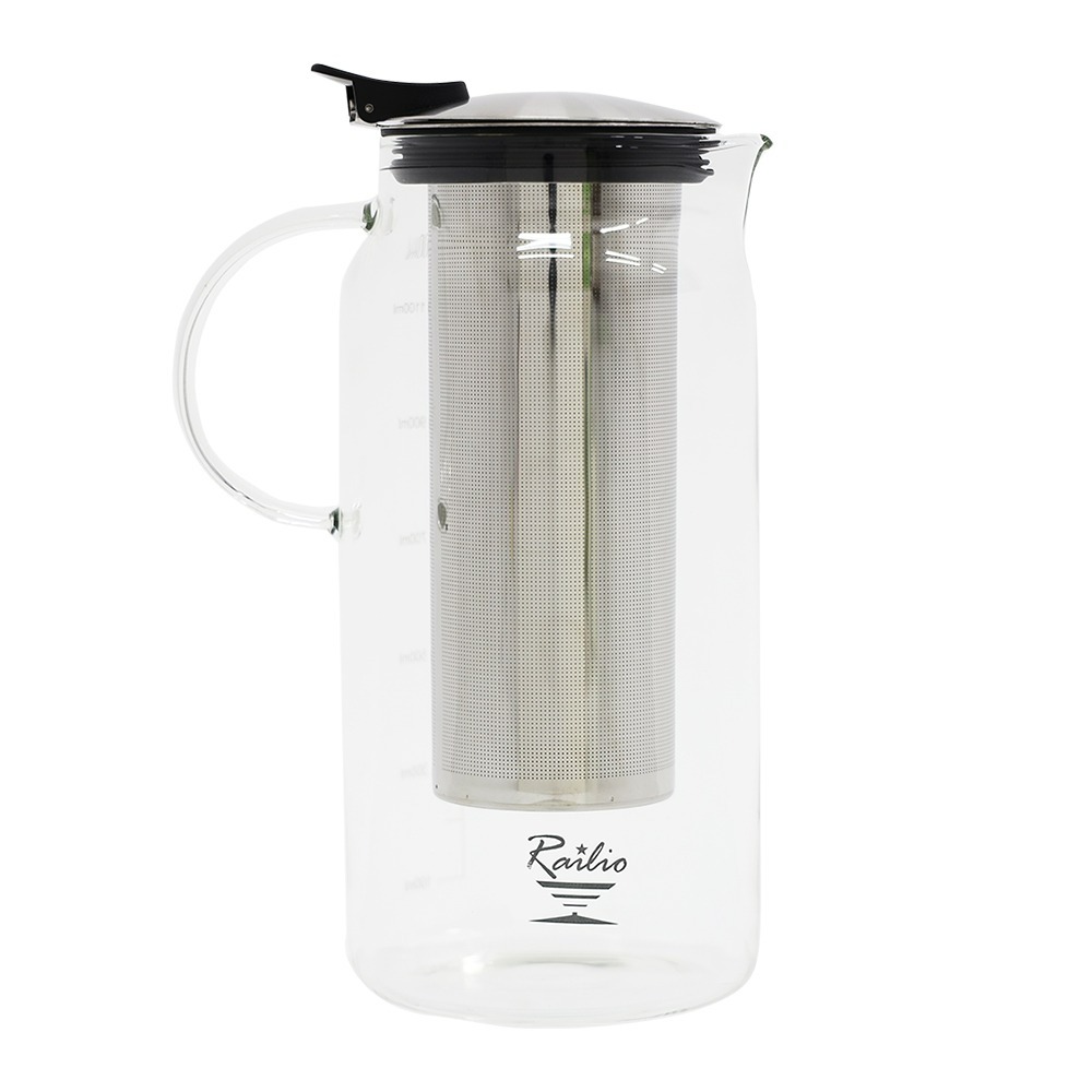 【Railio】摩登花茶耐熱玻璃壺(玻璃壺/玻璃瓶/水瓶/冷水瓶/冷水壺/飲料壺/咖啡壺/廚之坊/Linox)-規格圖9