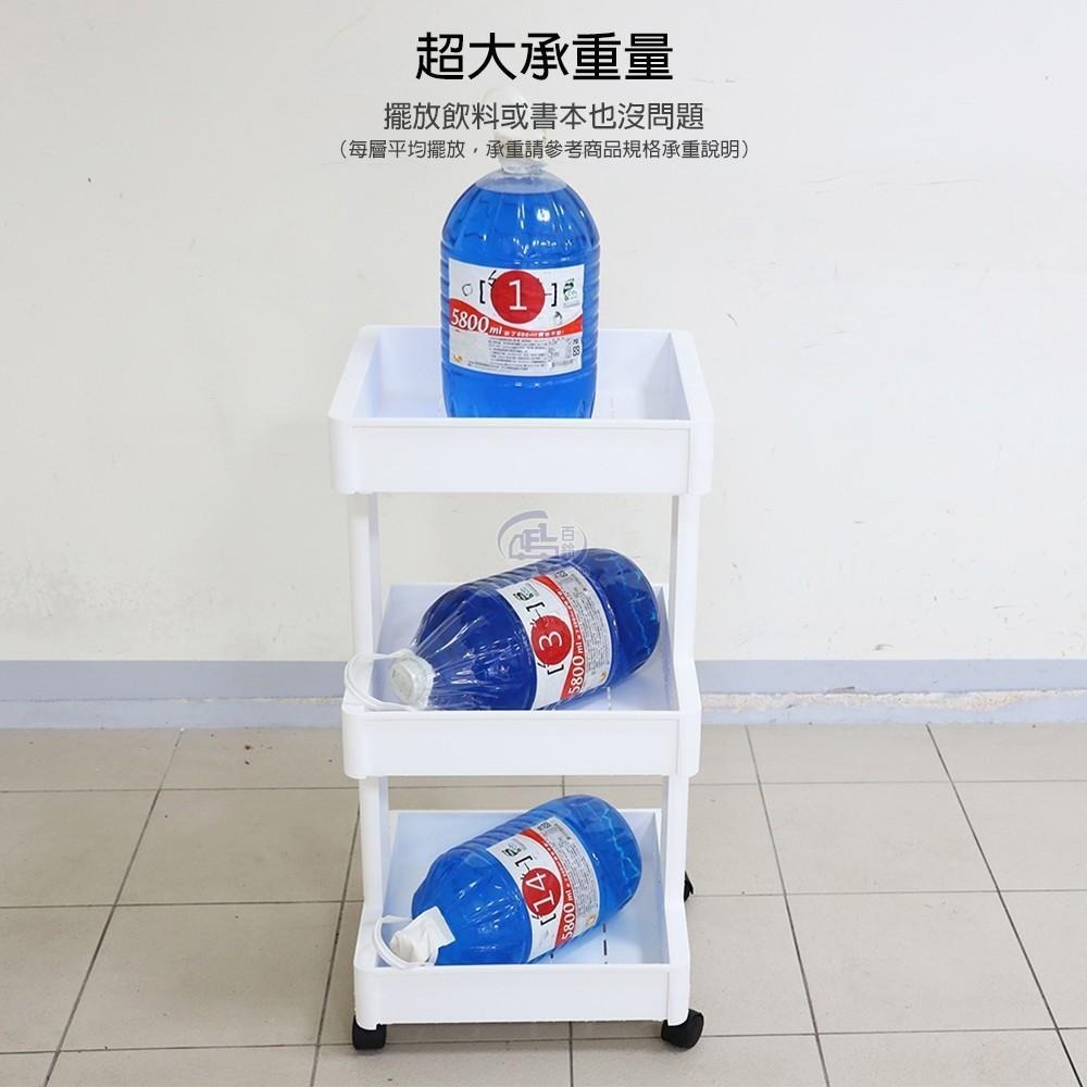【百鈴】卡豪收靈活可移動中心支柱置物架(置物架/收納架/收納櫃/小物推車/層架/移動櫃)-細節圖7