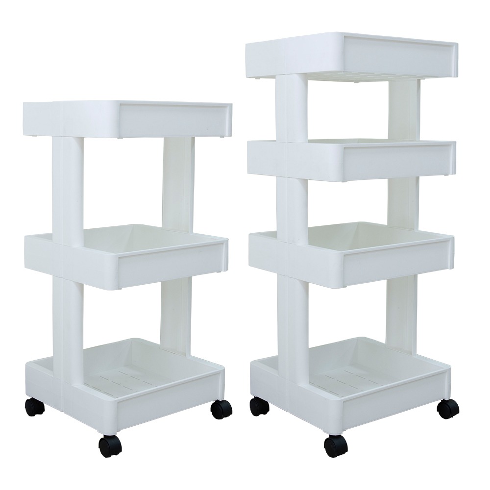 【百鈴】卡豪收靈活可移動中心支柱置物架(置物架/收納架/收納櫃/小物推車/層架/移動櫃)-規格圖9