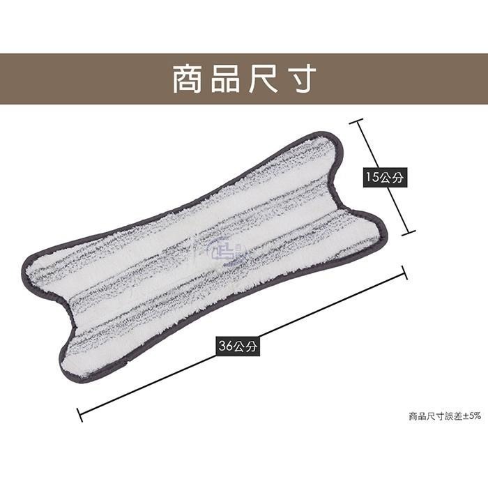 【百鈴】易秒擰極細纖維乾濕兩用X型拖布-需搭配易秒擰免沾手X型平板拖把(組合)-細節圖4